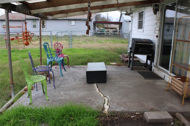 view of patio