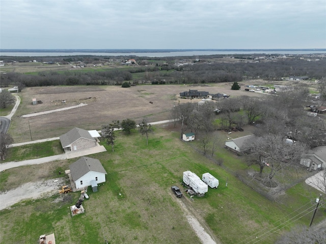 aerial view featuring a rural view