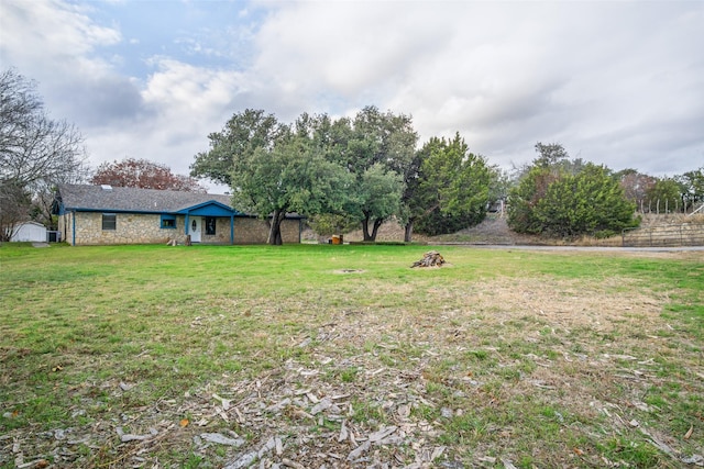 view of yard