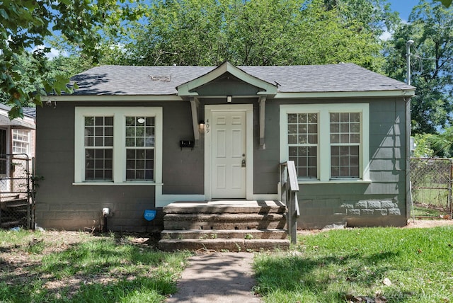 view of bungalow-style home