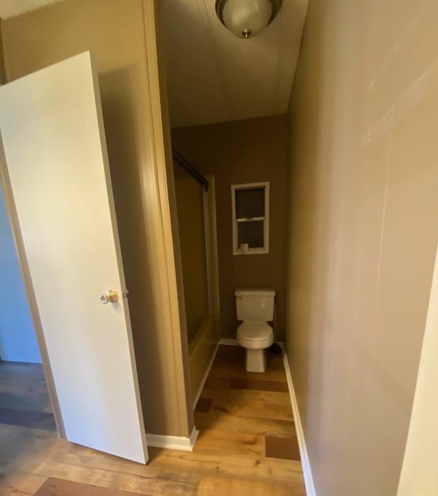 hallway featuring light hardwood / wood-style floors