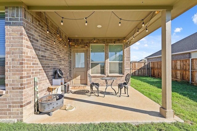 view of patio