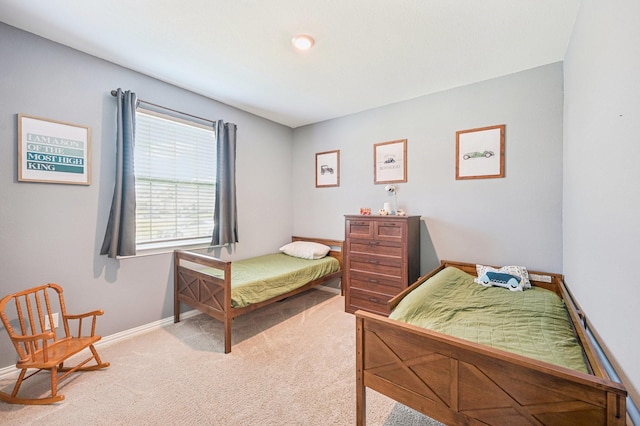 bedroom featuring carpet flooring