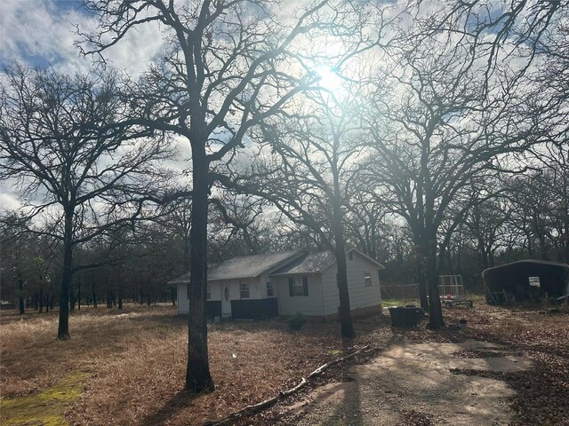 view of side of home