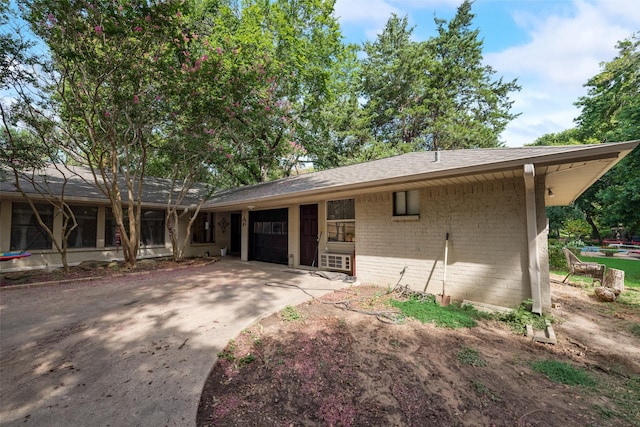 view of rear view of property