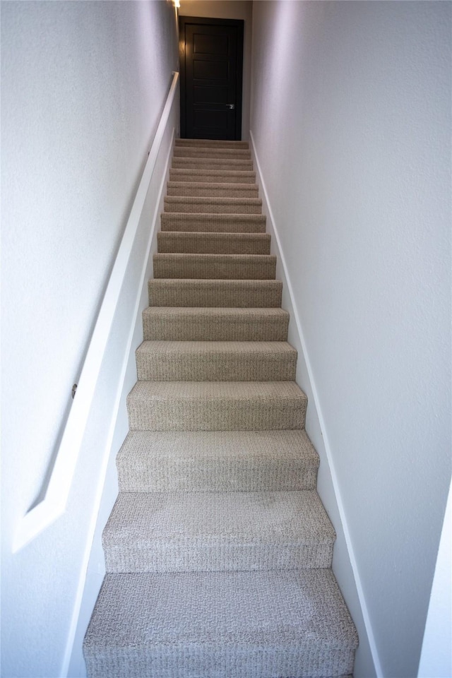 view of staircase