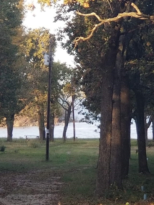 view of nature with a water view