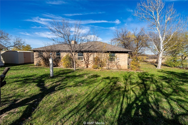 206 Spoon Dr, Stamford, TX 79553 - view of yard