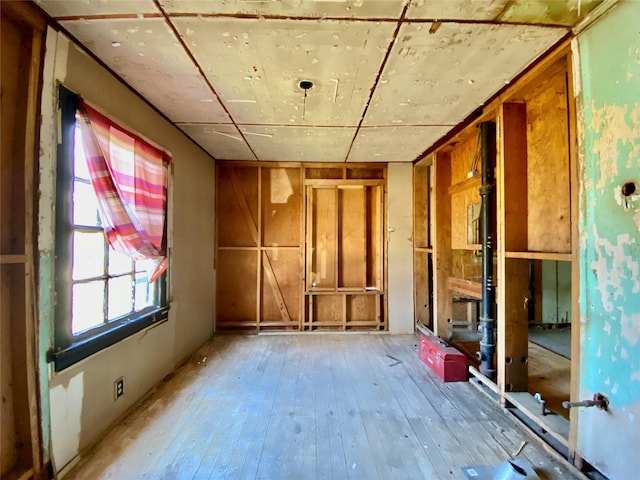 miscellaneous room featuring wood-type flooring