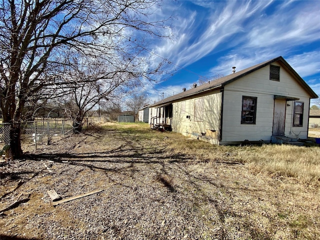 view of side of home