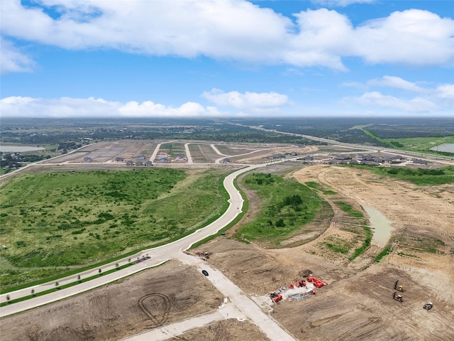 drone / aerial view featuring a rural view