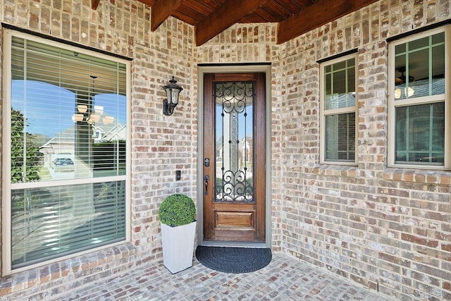 view of entrance to property