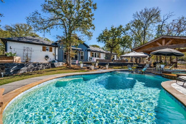 view of swimming pool