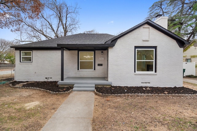 view of front of home featuring covered porch