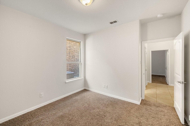 empty room with carpet floors