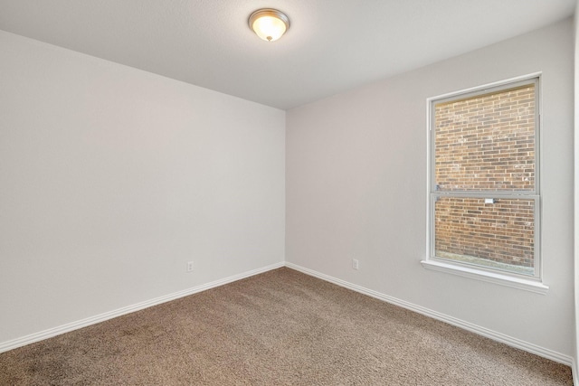 unfurnished room featuring plenty of natural light and carpet floors