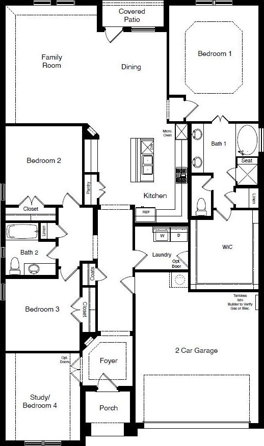 carpeted foyer with crown molding