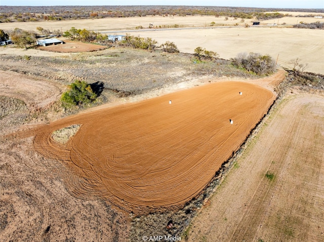 bird's eye view featuring a rural view