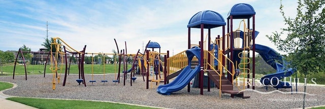 view of jungle gym