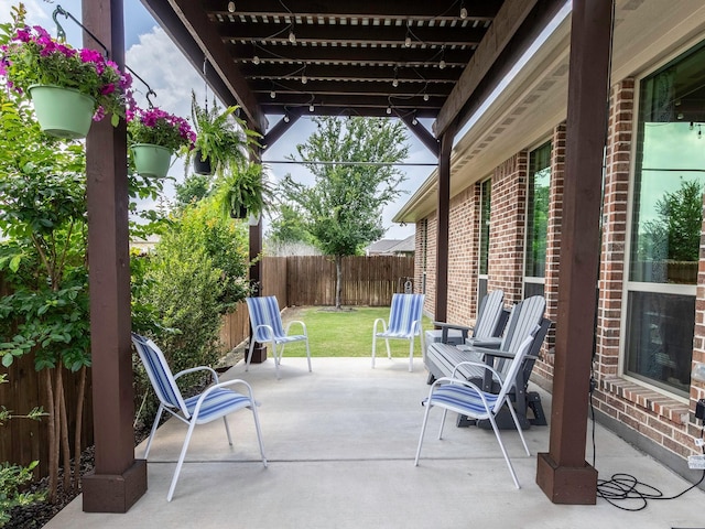 view of patio