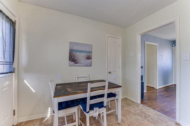 dining room featuring a wealth of natural light