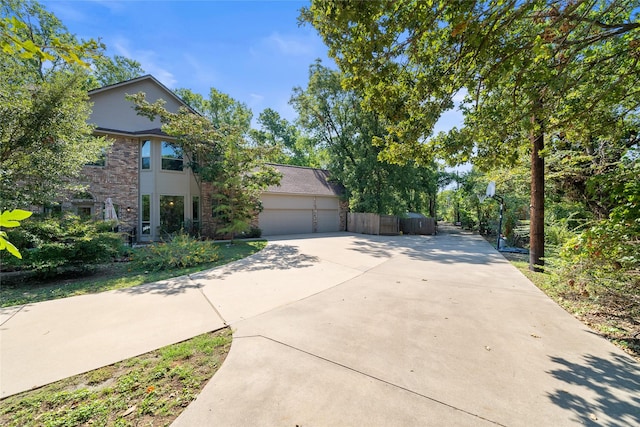 view of front of property