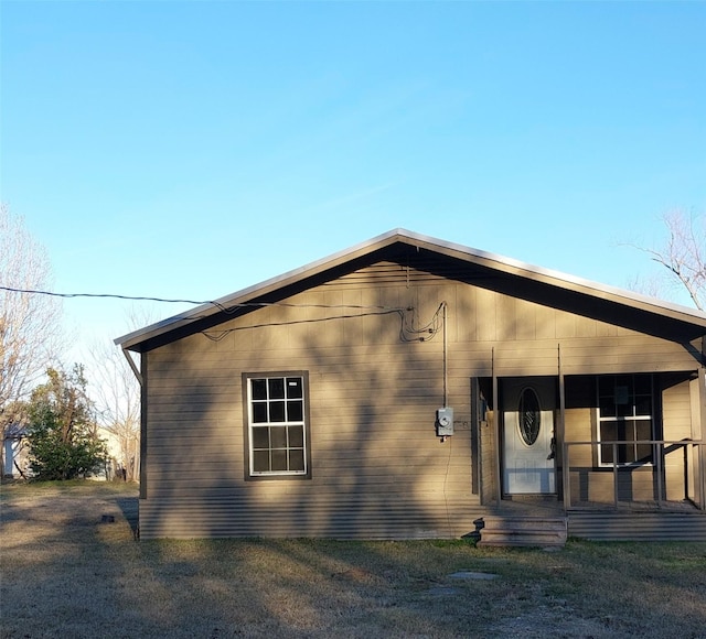 view of home's exterior