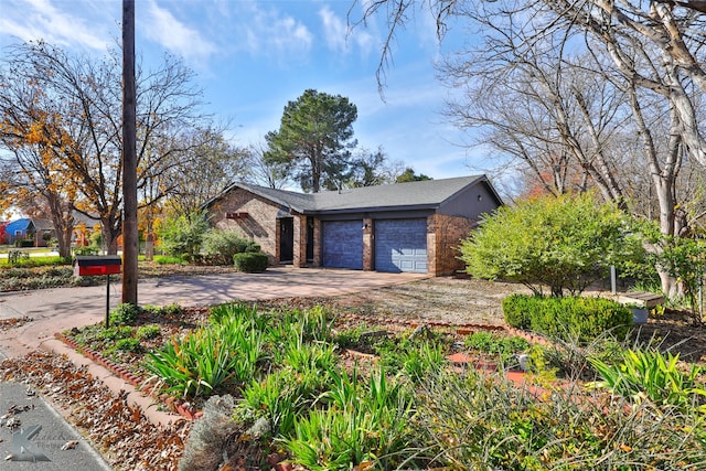 view of home's exterior with a garage