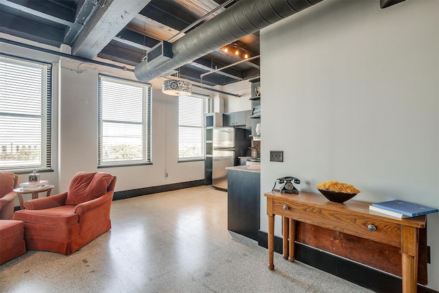 interior space with plenty of natural light