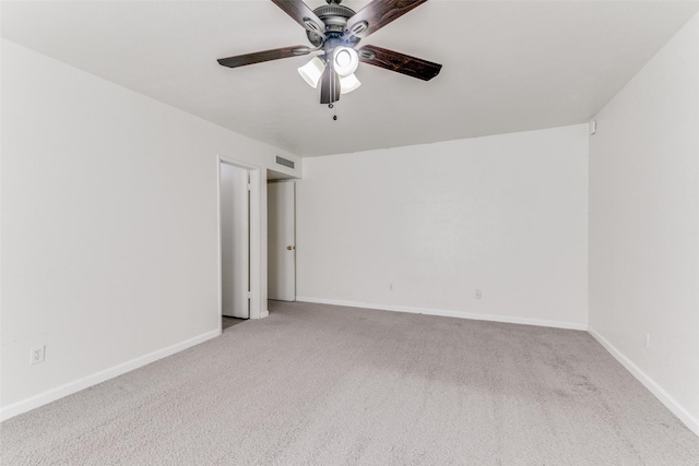 1629 Shreveport Trl, Plano, TX 75023 - unfurnished room with ceiling fan, carpet floors, and baseboards