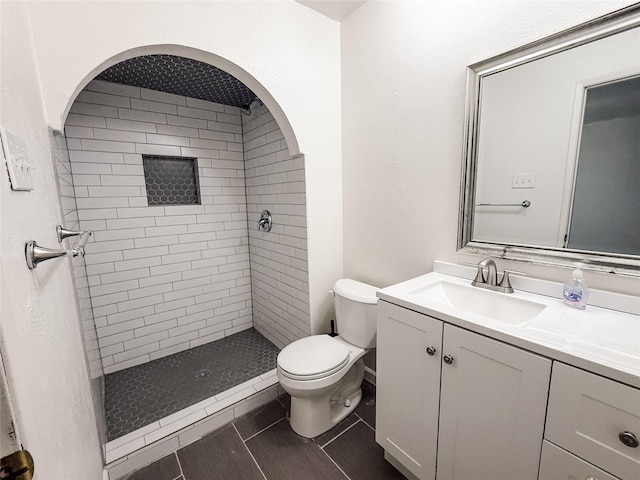 1629 Shreveport Trl, Plano, TX 75023 - bathroom with toilet, a stall shower, and vanity