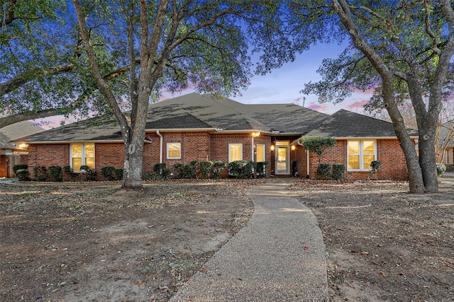 view of ranch-style house