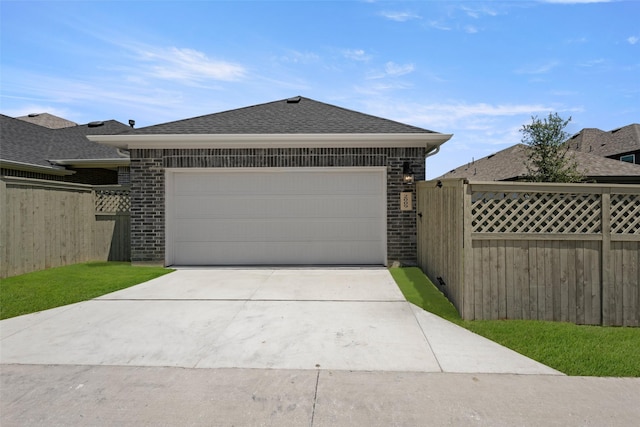 2009 Elm Pl, Northlake, TX 76247 - view of front of home with a shingled roof, brick siding, concrete driveway, and a garage