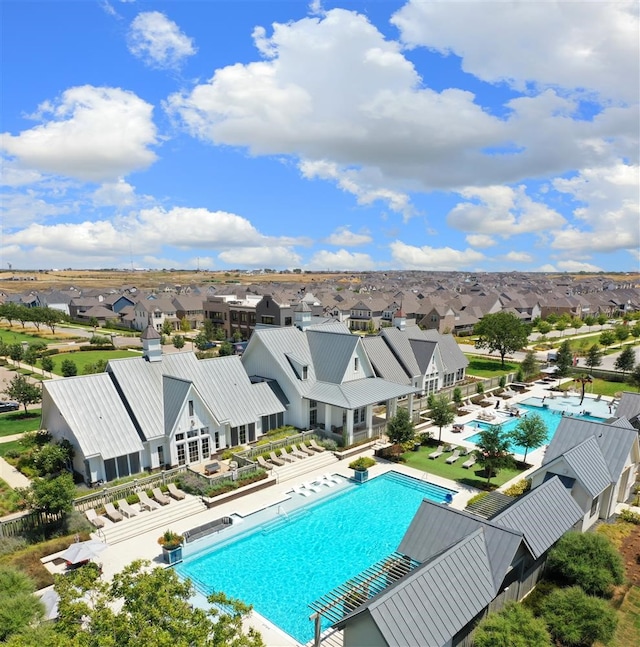 view of pool