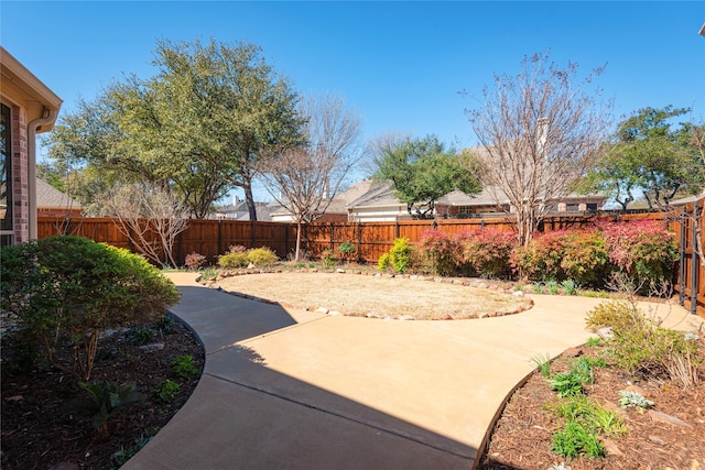 view of patio / terrace with a fenced backyard