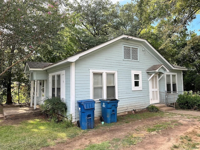 view of side of home