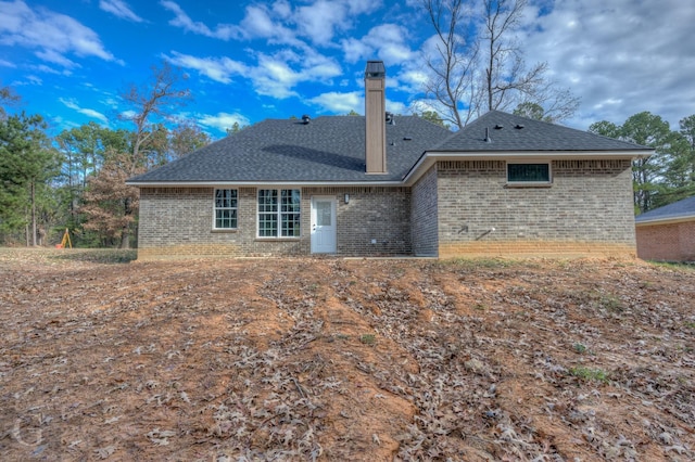 view of rear view of property