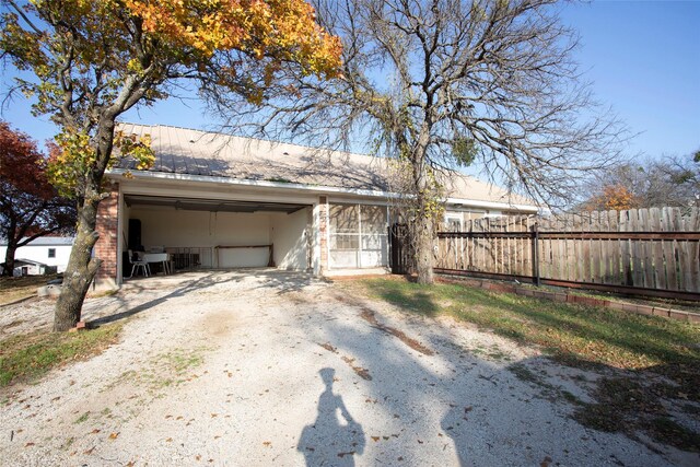 view of home's exterior