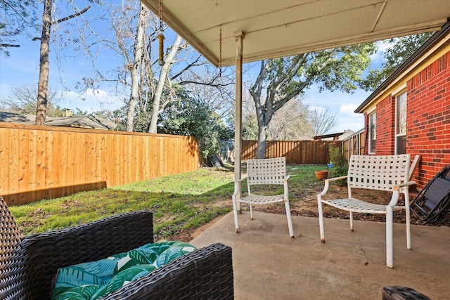 view of patio