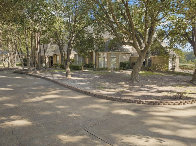 view of obstructed view of property