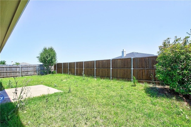 view of yard featuring a patio area