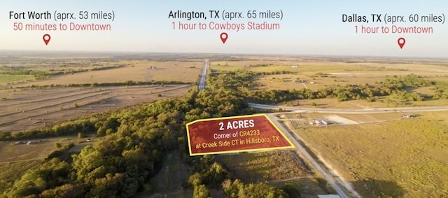 4233 Creekside Dr, Hillsboro TX, 76645 land for sale