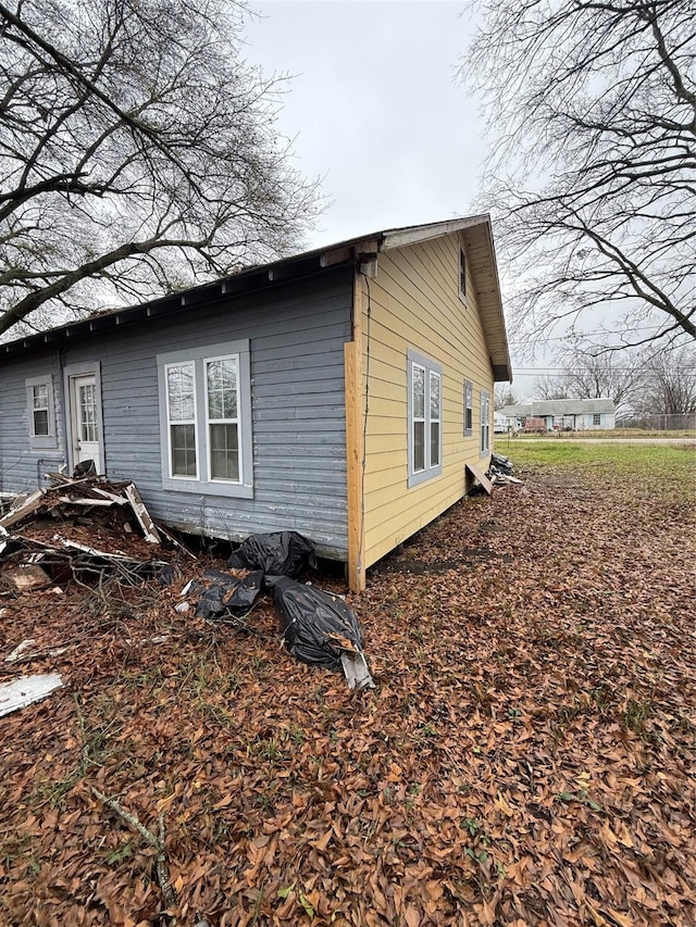 view of side of property