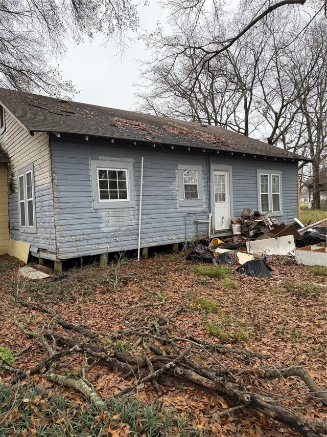 view of rear view of property