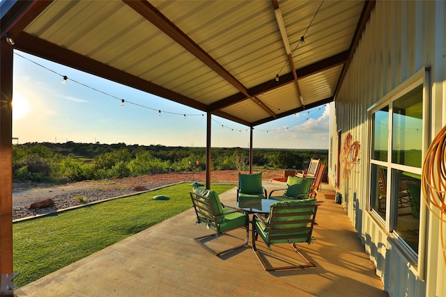 view of patio