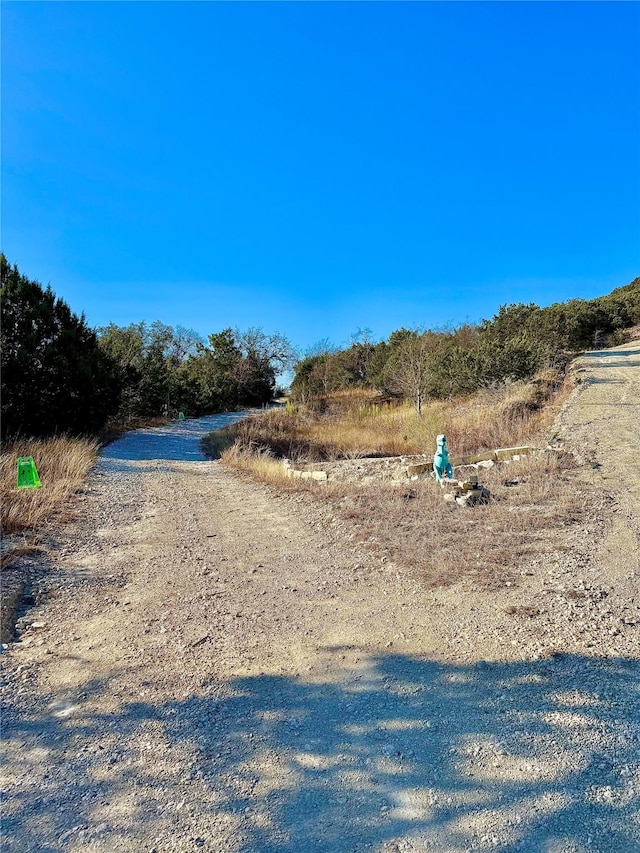 view of road