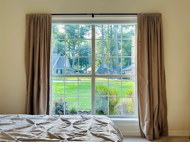 bedroom featuring carpet floors