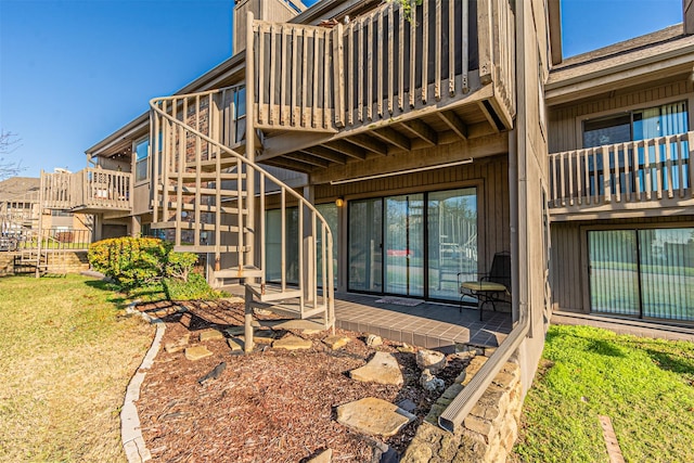 rear view of house featuring a patio area