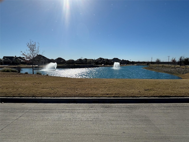 view of water feature