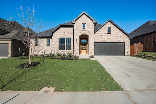 view of front of house featuring a front yard